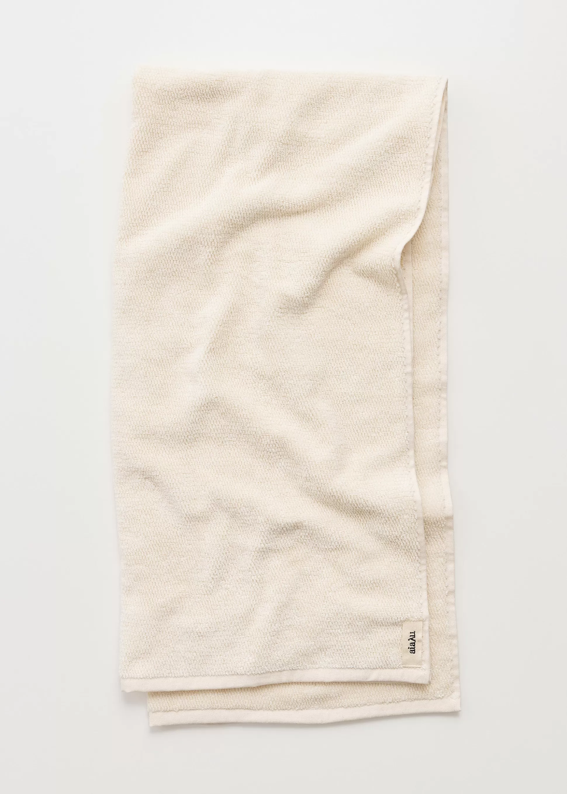 aiayu Håndklæder<Cotton bath towel - 70x140 Pure Ecru