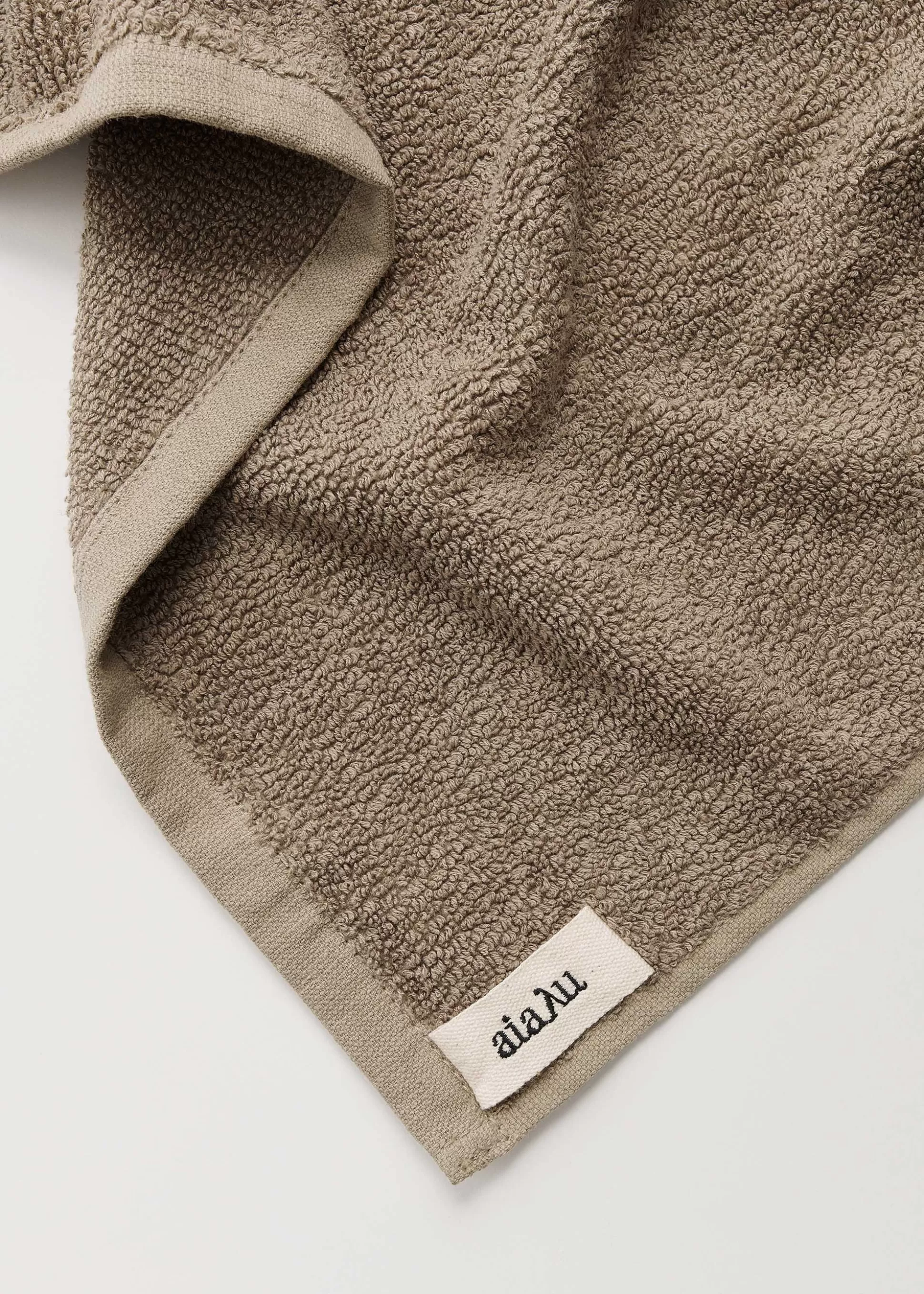 aiayu Håndklæder<Linen bath sheet - 100x150 Earth