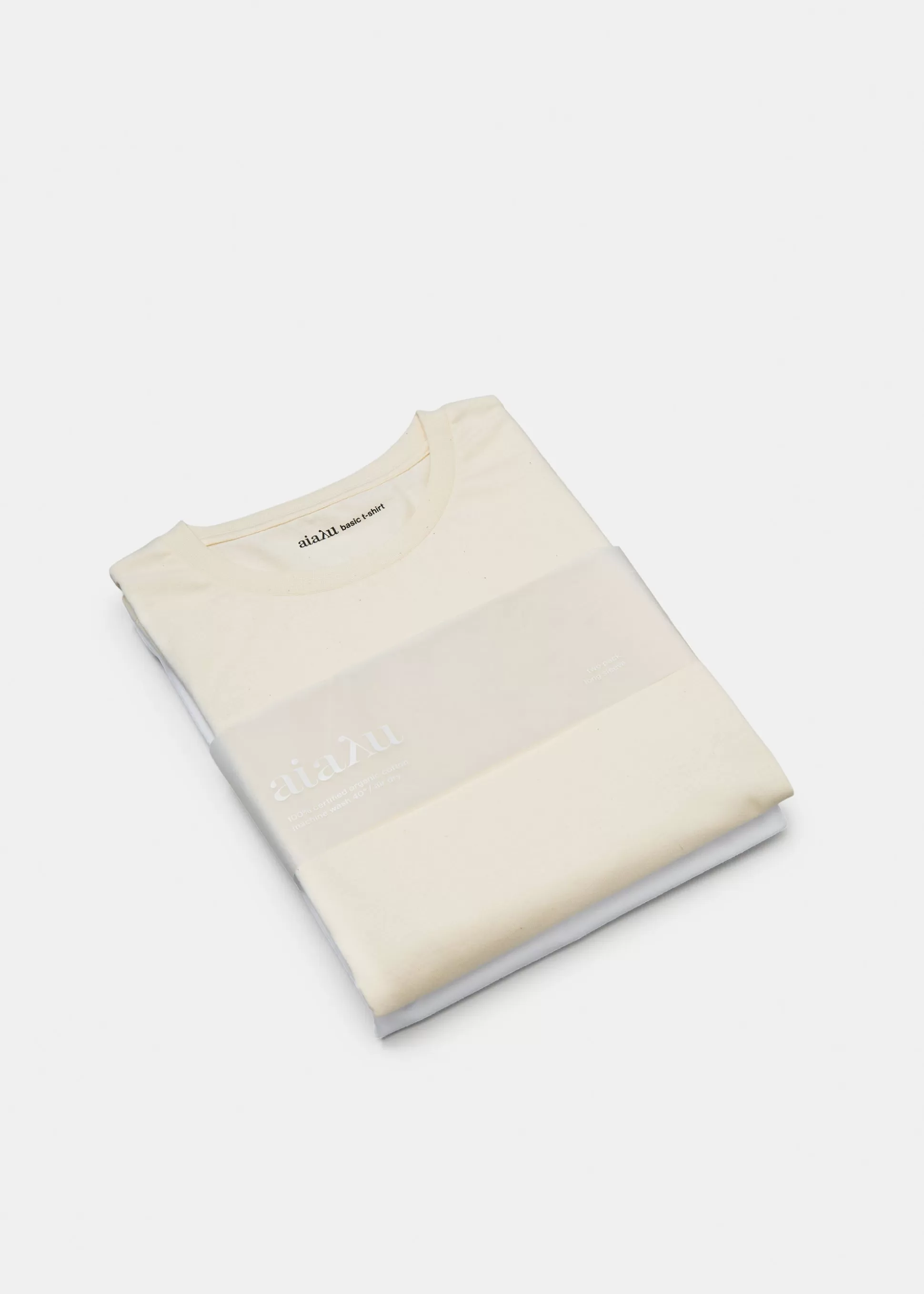 aiayu T-Shirts & Tops<Long sleeve tee (two pack) White & Undyed